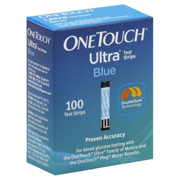 One Touch Ultra Blue Glucose Test Strip